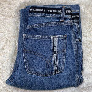 Moschino Jeans with logo trim